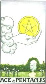 Myntenes ess - Ace of Pentacles