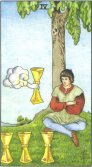 Fire begre - Four of Cups
