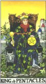 Myntenes konge - King of Pentacles