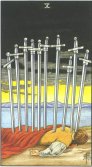 Ti sverd - Ten of Swords