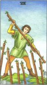 Syv staver - Seven of Wands