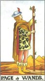 Stavenes pasje - Page of Wands